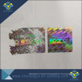 Holographic security labels Warranty hologram sticker with one time use feature